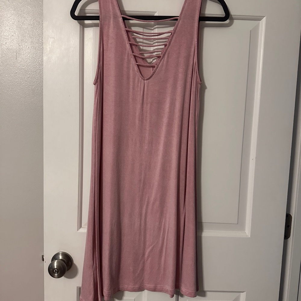 Pink Sleeveless Dress